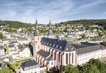 View of Prüm with St. Salvator Basilica, © Eifel Tourismus GmbH View of Prüm with St. Salvator Basilica, © Eifel Tourismus GmbH