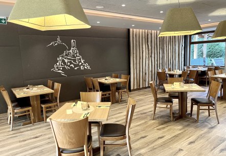 Restaurant Raum Burg Manderscheid, © Heidsmühle Restaurant Raum Burg Manderscheid, © Heidsmühle