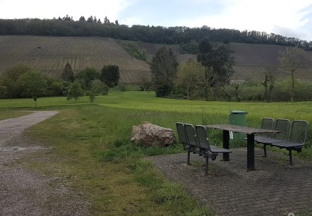 Sitzplatz am Wohnmobilstellplatz, © Tourist-Information Wittlich Stadt & Land Sitzplatz am Wohnmobilstellplatz, © Tourist-Information Wittlich Stadt & Land