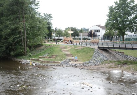 Aire de jeux aquatiques de Rommelsbach, © Tourist-Information Wittlich Stadt & Land Aire de jeux aquatiques de Rommelsbach, © Tourist-Information Wittlich Stadt & Land