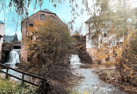 Watervallen in het stadspark, © Felsenland Südeifel Tourismus GmbH, AC Krebs Watervallen in het stadspark, © Felsenland Südeifel Tourismus GmbH, AC Krebs