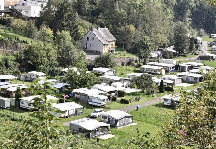 Blick aus dem Stadtwald "Hahn" auf Camp Kyllburg, © TI Bitburger Land Blick aus dem Stadtwald "Hahn" auf Camp Kyllburg, © TI Bitburger Land