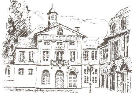 Historisches Bad Bertrich_Zeichnung, © Archiv GesundLand Vulkaneifel Historisches Bad Bertrich_Zeichnung, © Archiv GesundLand Vulkaneifel