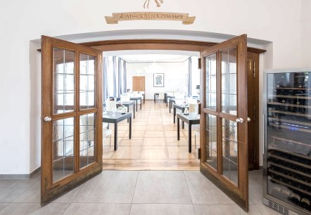 Accès à la salle impériale, © Restaurant Kaiserblick Accès à la salle impériale, © Restaurant Kaiserblick