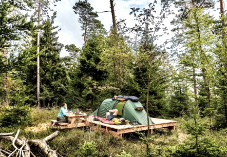Trekkingplatz Eifel mitten in der Natur bei Dahlem, © Naturpark Nordeifel, N. Noell Trekkingplatz Eifel mitten in der Natur bei Dahlem, © Naturpark Nordeifel, N. Noell