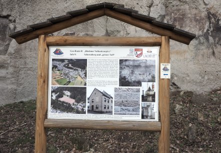 Infotafel - Geopfad Rieden, © VG Mendig/Neideck Infotafel - Geopfad Rieden, © VG Mendig/Neideck