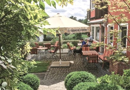 Uitzicht op de tuin Uitzicht op de tuin