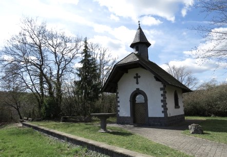 Chapelle Sainte-Barbe à St. Johann, © Foto: Svenja Schulze-Entrup, Quelle: Touristik-Büro Vordereifel Chapelle Sainte-Barbe à St. Johann, © Foto: Svenja Schulze-Entrup, Quelle: Touristik-Büro Vordereifel