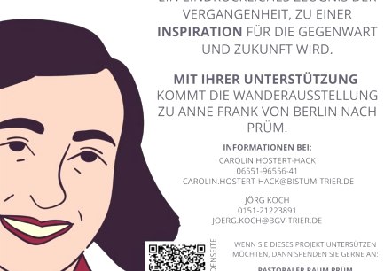 Anne Frank, © Tourist-Information Prümer Land Anne Frank, © Tourist-Information Prümer Land