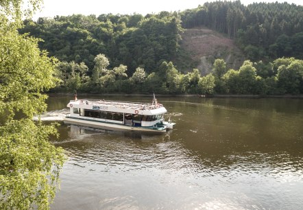 Mit dem Schiff durch den Nationalpark Eifel, © Eifel Tourismus GmbH, D. Ketz Mit dem Schiff durch den Nationalpark Eifel, © Eifel Tourismus GmbH, D. Ketz