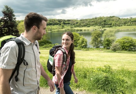 Hikers on the Vulcano trail, © Eifel Tourismus GmbH, Dominik Ketz Hikers on the Vulcano trail, © Eifel Tourismus GmbH, Dominik Ketz
