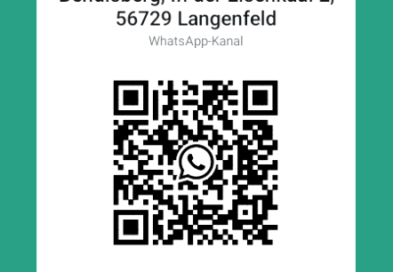 QR-Code WhatsApp-Kanal, © Bergmannshütte QR-Code WhatsApp-Kanal, © Bergmannshütte