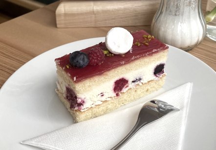 Amalienschnitte, © Konditorei Thielen Café Patisserie Amalienschnitte, © Konditorei Thielen Café Patisserie