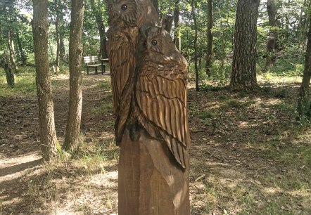 Holzfiguren am Rastplatz der Tiere, © GesundLand Vulkaneifel GmbH Holzfiguren am Rastplatz der Tiere, © GesundLand Vulkaneifel GmbH