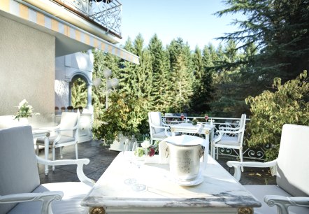 Terrasse de l'hôtel Sonnora, © C.Arnoldi Terrasse de l'hôtel Sonnora, © C.Arnoldi