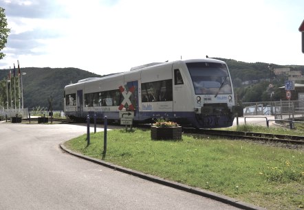 Rurtalbahn bij de halte Obermaubach, © Rurtalbahn GmbH Rurtalbahn bij de halte Obermaubach, © Rurtalbahn GmbH