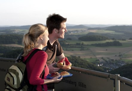 View from the goose neck tower on the Waldseepfad Rieden trail, © Traumpfade View from the goose neck tower on the Waldseepfad Rieden trail, © Traumpfade