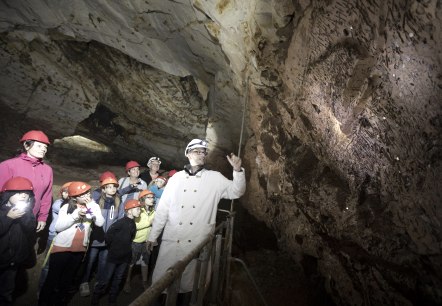 Führung in der Grube Gönnersdorf, © Ralph Sondermann Führung in der Grube Gönnersdorf, © Ralph Sondermann