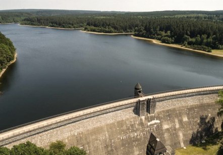 Dreilägerbachtalsperre mit Staumauer, © Eifel Tourismus GmbH / D. Ketz Dreilägerbachtalsperre mit Staumauer, © Eifel Tourismus GmbH / D. Ketz