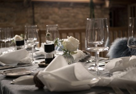 Fein gedeckte Tische, © Lauterbachs Mühlenrestaurant MahlundWerk Fein gedeckte Tische, © Lauterbachs Mühlenrestaurant MahlundWerk