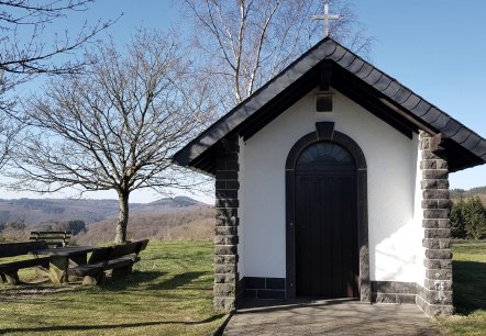 Die Rochuskapelle in Kirchwald, © Foto: Svenja Schulze-Entrup, Quelle: Touristik-Büro Vordereifel Die Rochuskapelle in Kirchwald, © Foto: Svenja Schulze-Entrup, Quelle: Touristik-Büro Vordereifel