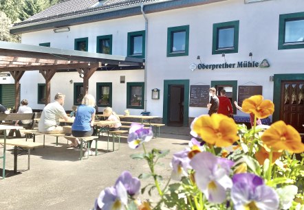 Biertuin van de Oberprether Müle, © Oberprether Mühle UG Biertuin van de Oberprether Müle, © Oberprether Mühle UG