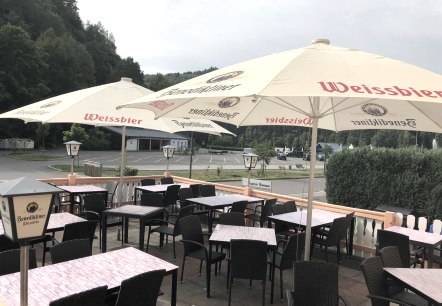 Terrasse - Pizzeria Romana, © Tourist-Information Bitburger Land Terrasse - Pizzeria Romana, © Tourist-Information Bitburger Land