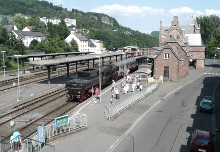 Gare de Gerolstein, © Touristik GmbH Gerolsteiner Land Gare de Gerolstein, © Touristik GmbH Gerolsteiner Land