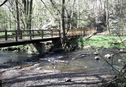 Hiking trail Inderoute: Bridge on the Inde, © aachen tourist service Hiking trail Inderoute: Bridge on the Inde, © aachen tourist service