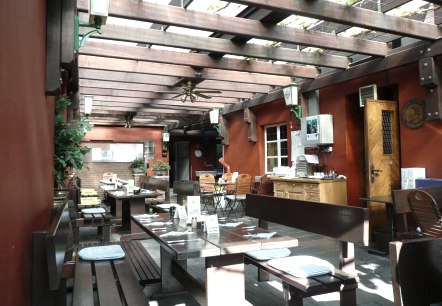 Terras van de Eifeler Hof, © Restaurant Eifeler Hof Terras van de Eifeler Hof, © Restaurant Eifeler Hof