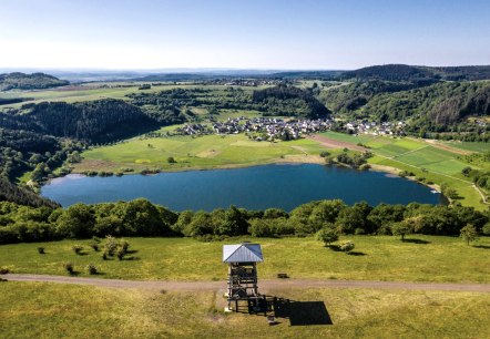 Meerfelder Maar mit Landesblick Meerfelder Maar mit Landesblick