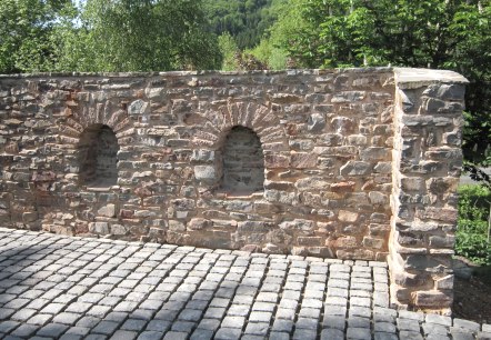 Römische Mauer Replik, © Petra Groben Römische Mauer Replik, © Petra Groben