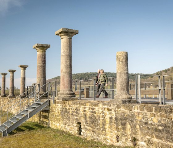 Säulen der römischen Villa Holsthum, © Eifel Tourismus GmbH, D. Ketz