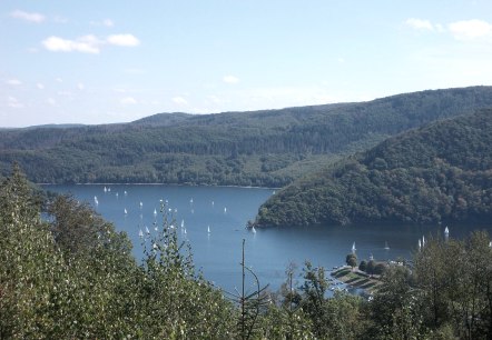 Ausblick auf den Rursee, © Eifel heimisch Ausblick auf den Rursee, © Eifel heimisch