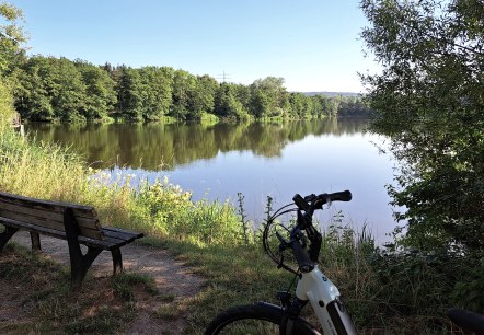 Sterenbachsee im Sommer, © Tourist-Information Wittlich Stadt & Land Sterenbachsee im Sommer, © Tourist-Information Wittlich Stadt & Land