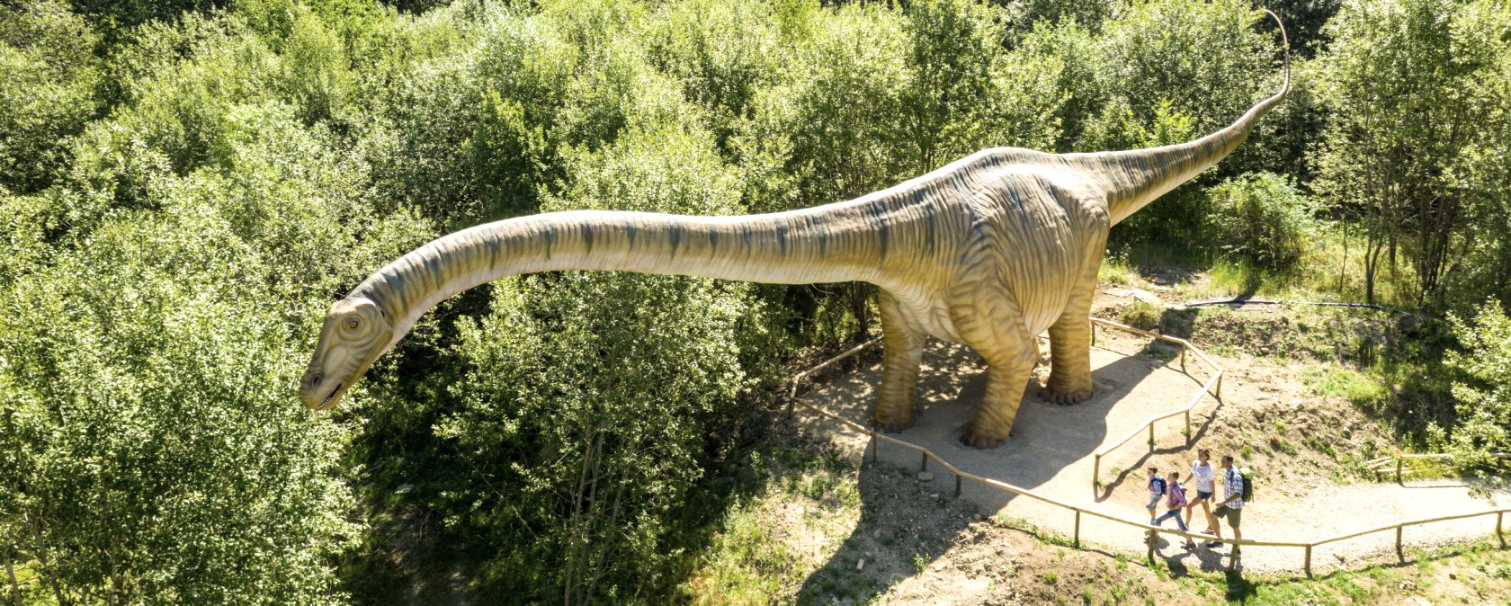 Dinosaurierpark Teufelsschlucht in der Eifel, © Felsenland Südeifel, D. Ketz