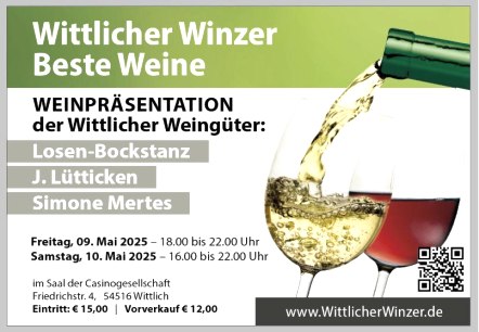 Wittlicher Weinpräsentation 2025 Wittlicher Weinpräsentation 2025