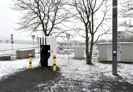 Algemeen beeld van het e-tankstation Gasthof Breit, © Celine Junker Algemeen beeld van het e-tankstation Gasthof Breit, © Celine Junker