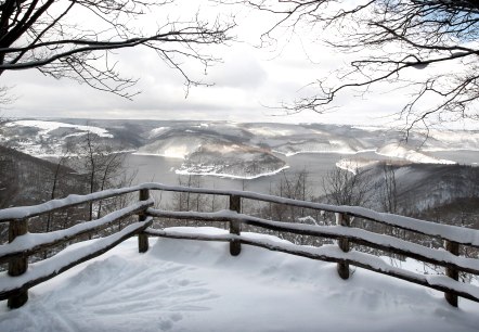 Winter im Nationalpark Eifel: Blick auf See, © Eifel Tourismus GmbH / Janssen&deKievith Winter im Nationalpark Eifel: Blick auf See, © Eifel Tourismus GmbH / Janssen&deKievith