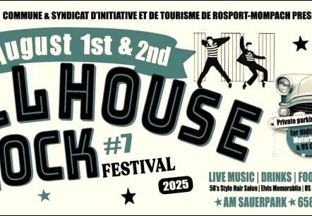 Jailhouse Rock, © Commune & Syndicat Rosport-Mompach Jailhouse Rock, © Commune & Syndicat Rosport-Mompach