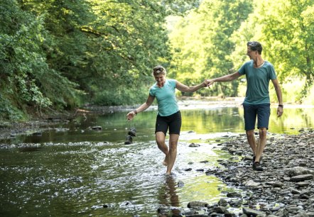 Plezier op het water van de Prüm op de Stausee-Prümtal-route, © Eifel Tourismus GmbH, D. Ketz Plezier op het water van de Prüm op de Stausee-Prümtal-route, © Eifel Tourismus GmbH, D. Ketz