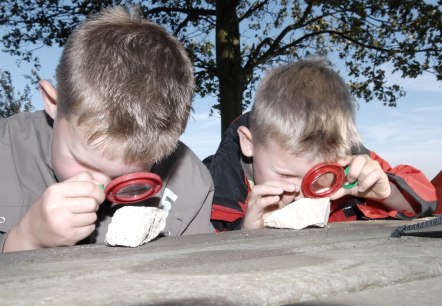 Mineraliensuche - Geo for Kids, © VG Brohltal Mineraliensuche - Geo for Kids, © VG Brohltal