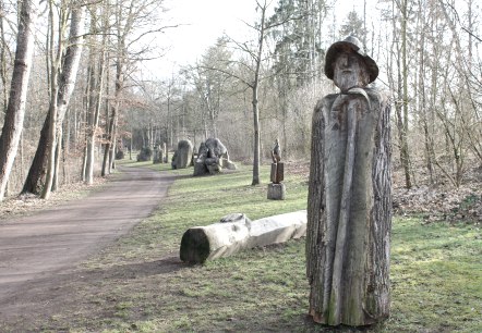 Artistic sculptures in Plaidter Nettepark, © VG Pellenz/Chagas da Silva Artistic sculptures in Plaidter Nettepark, © VG Pellenz/Chagas da Silva