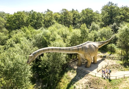 Dinosaurierpark Teufelsschlucht in der Eifel, © Felsenland Südeifel, D. Ketz Dinosaurierpark Teufelsschlucht in der Eifel, © Felsenland Südeifel, D. Ketz
