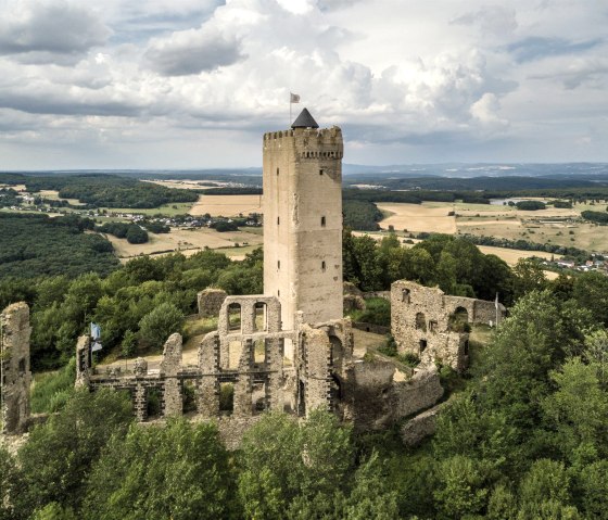 Blick auf Burg Olbrück, © Rheinland-Pfalz Tourismus GmbH, D. Ketz