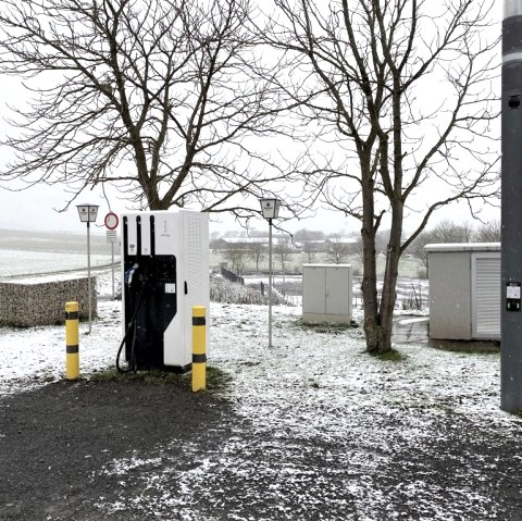 Algemeen beeld van het e-tankstation Gasthof Breit, © Celine Junker