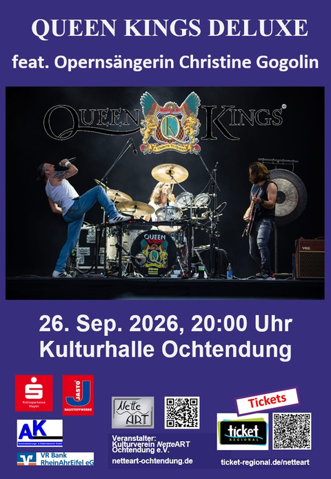 Poster for the event with Isabel Varell in Ochtendung.