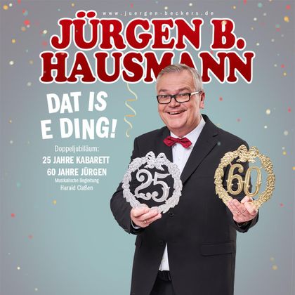 Plakat mit Jürgen B. Hausmann
