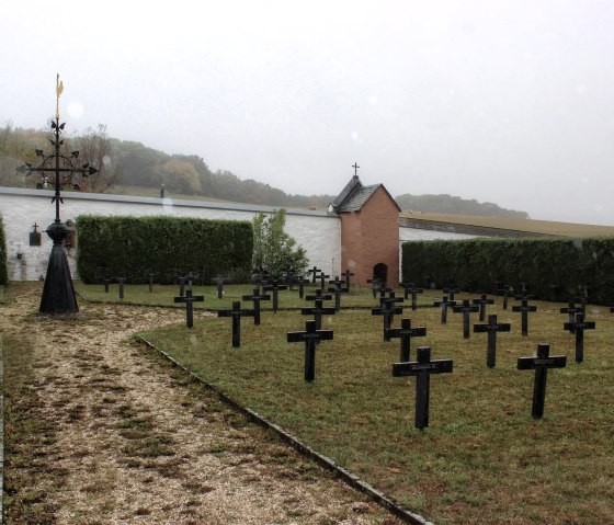 The cemetery on the grounds of the abbey