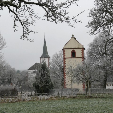 La tour Sainte-Lucie en hiver, © Felsenland Südeifel Tourismus GmbH